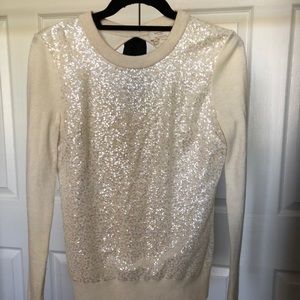 Kate Spade Sequin Front Sweater